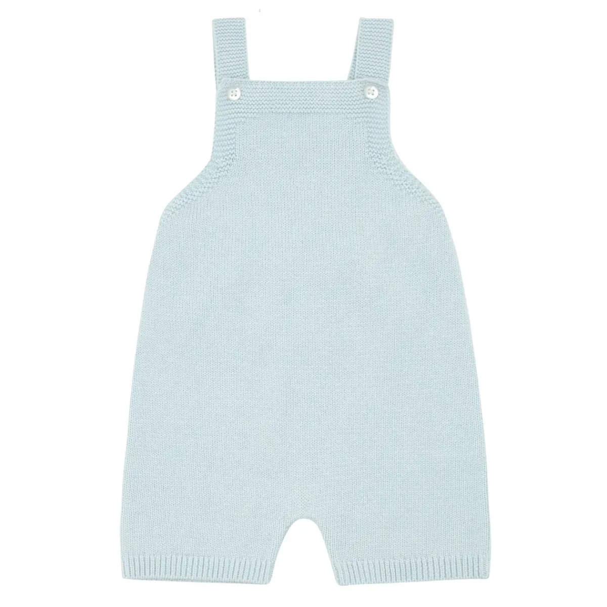 minnow Baby Blue Knit Overall Light Blue Clearance
