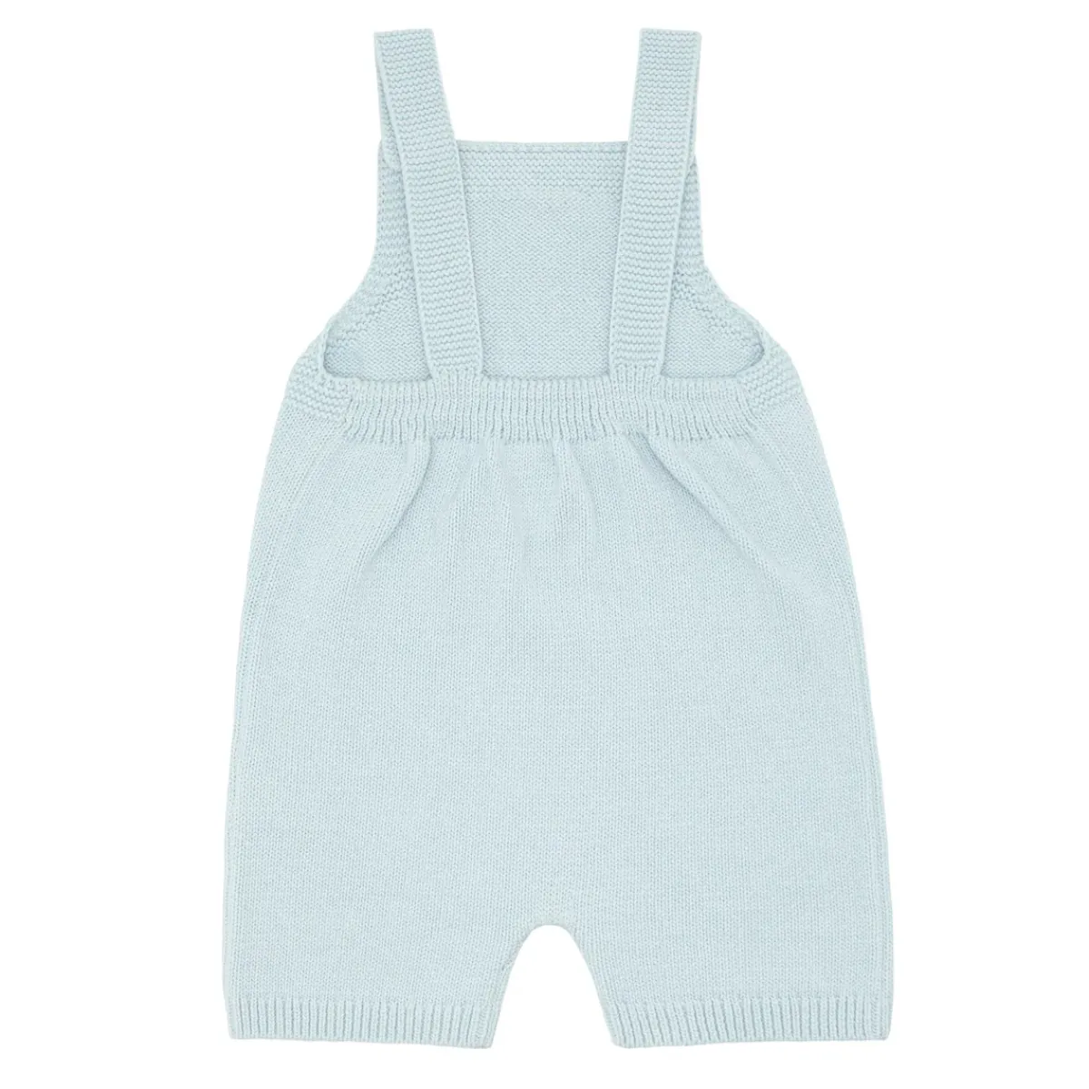 minnow Baby Blue Knit Overall Light Blue Clearance
