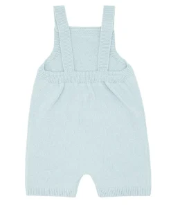 minnow Baby Blue Knit Overall Light Blue Fashion