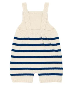 minnow Baby Breton Stripe Overall Breton Stripe Knit Discount