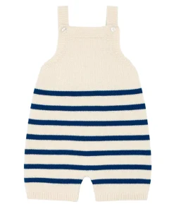 minnow Baby Breton Stripe Overall Breton Stripe Knit Discount
