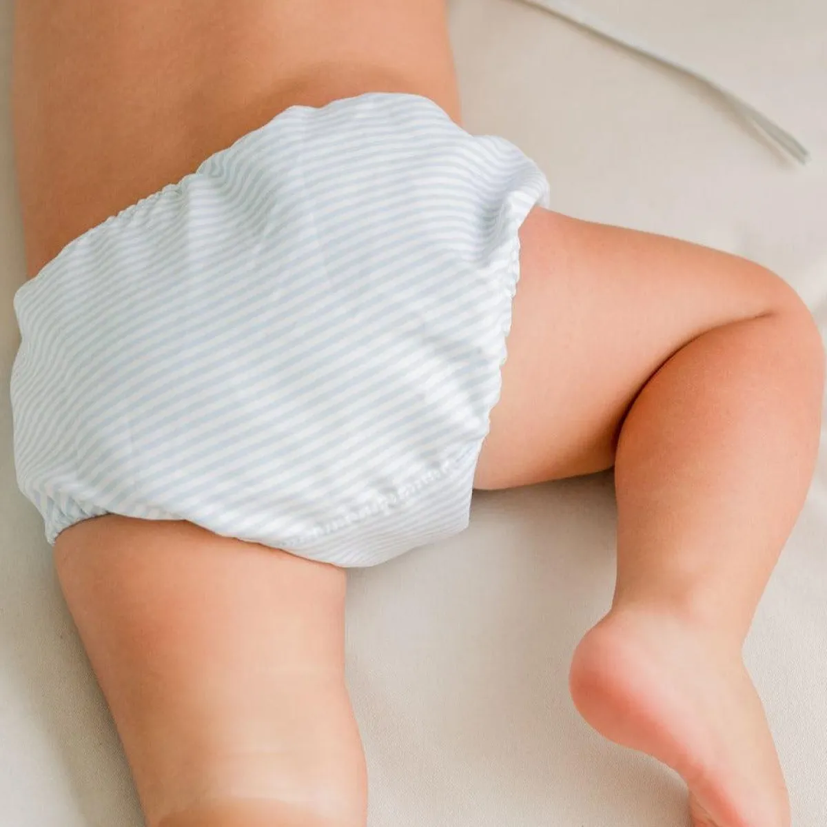 minnow Baby Diaper Cover Powder Blue Stripe Best