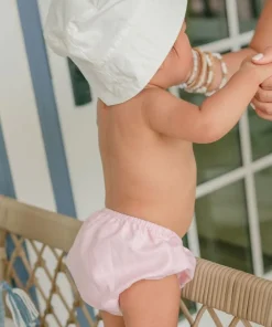 minnow Baby Diaper Cover | Swim Pale Pink Hot