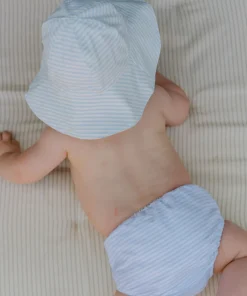 minnow Baby Diaper Cover Powder Blue Stripe Discount
