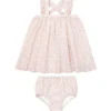minnow Baby Flutter Tank Bloomer Set Antique Floral New