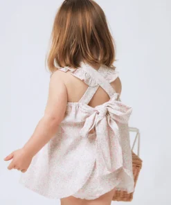 minnow Baby Flutter Tank Bloomer Set Antique Floral New