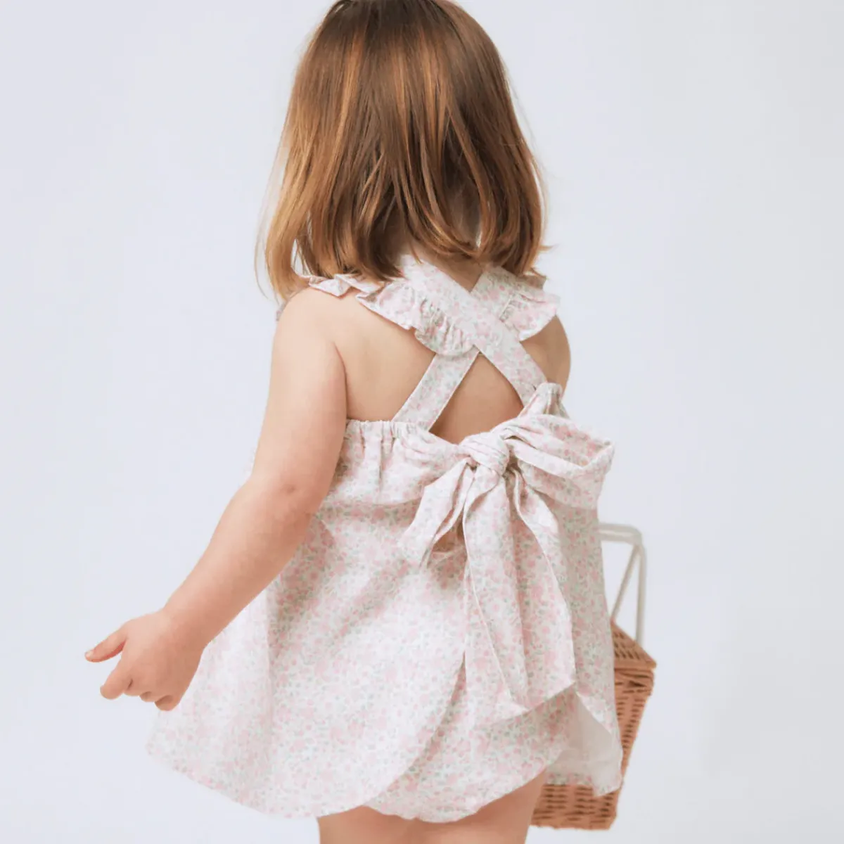 minnow Baby Flutter Tank Bloomer Set Antique Floral Best