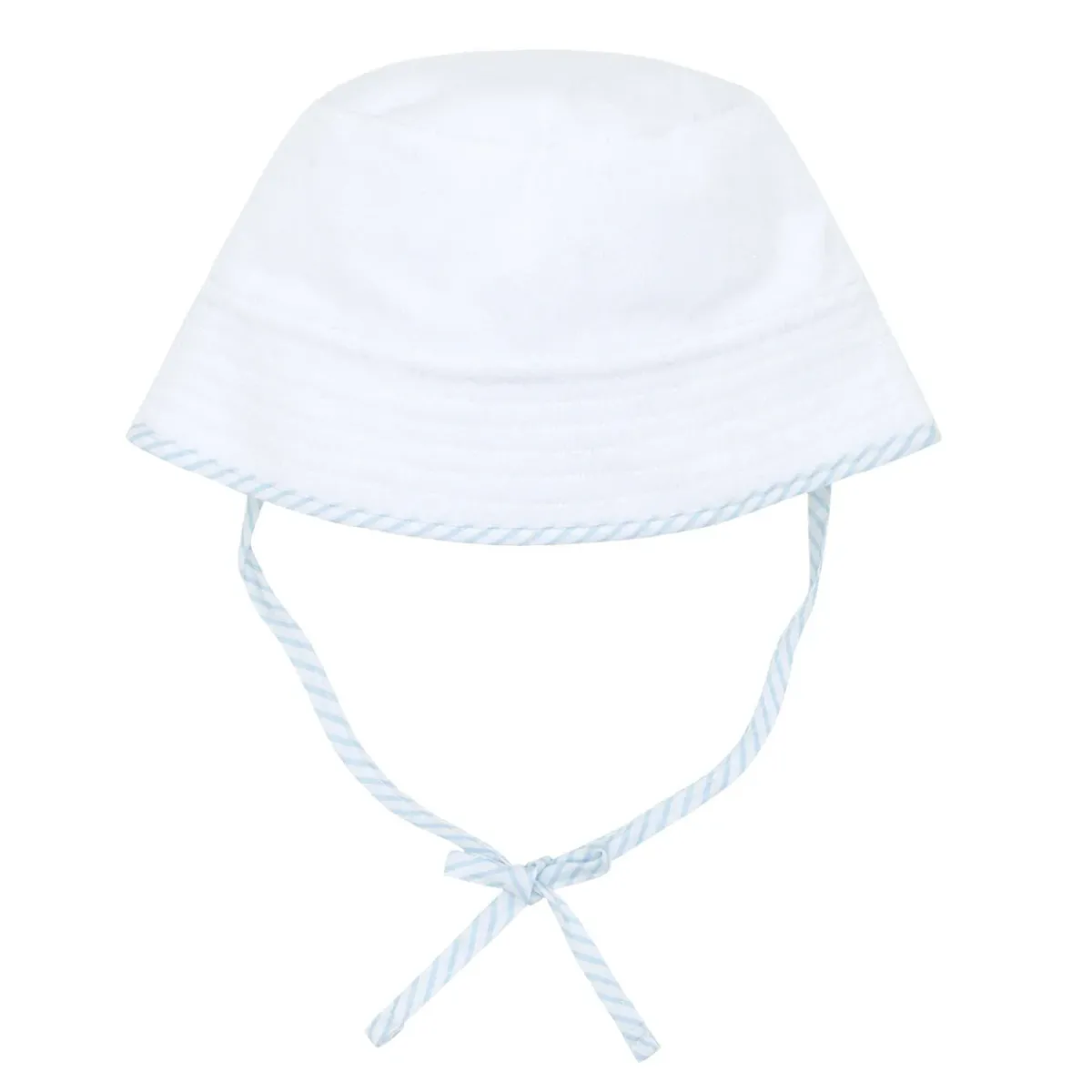 minnow Baby French Terry Bucket Hat | Swim White Hot