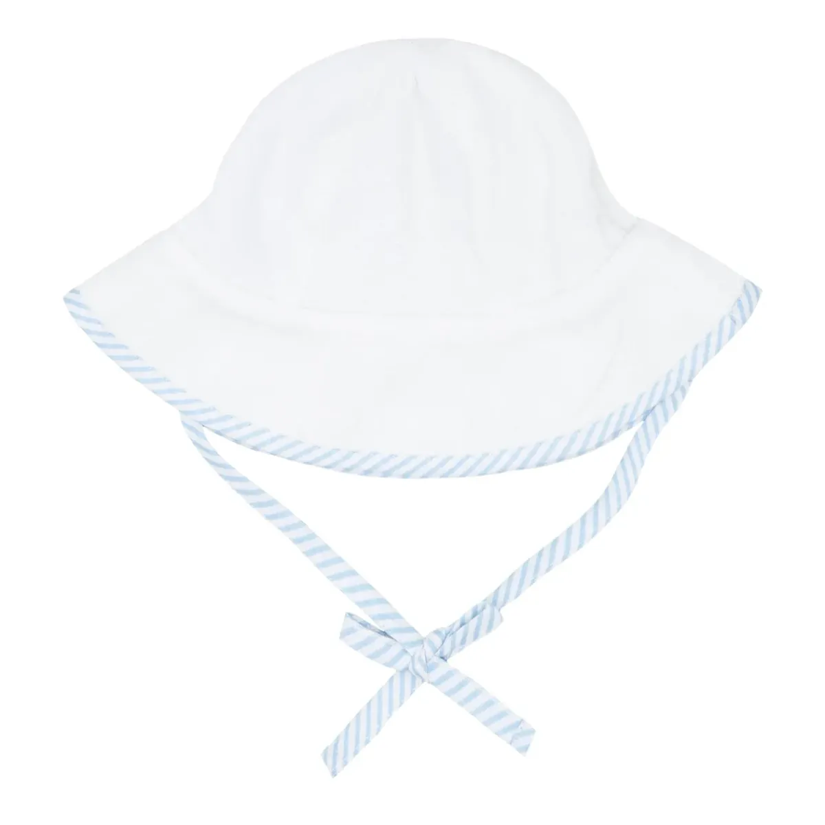 minnow Baby French Terry Sun Hat | Swim White Best