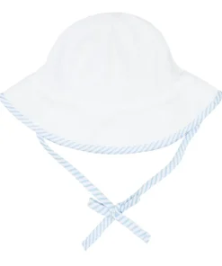 minnow Baby French Terry Sun Hat | Swim White Clearance