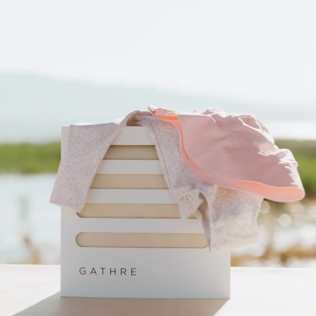 minnow Baby Girls' First Beach Day Bundle Antique Floral Hot