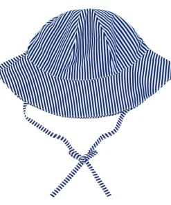 minnow Baby Sun Hat | Swim Navy Stripe Outlet