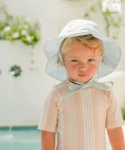 minnow Baby Sun Hat | Swim Light Blue Best