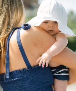 minnow Baby Sun Hat | Swim White Clearance