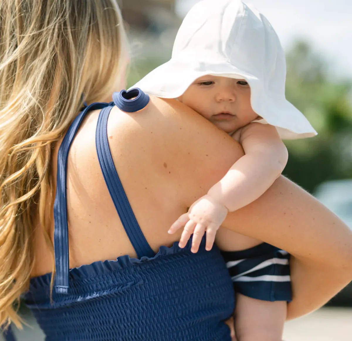 minnow Baby Sun Hat | Swim White Best