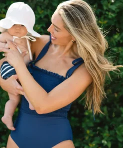 minnow Baby Sun Hat | Swim White Best