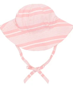 minnow Baby Sun Hat Sorbet Pink Stripe New