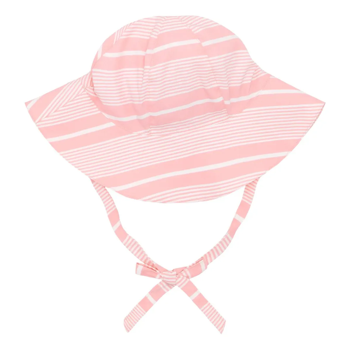 minnow Baby Sun Hat Sorbet Pink Stripe Best