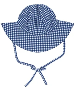 minnow Baby Sunhat | Swim Navy Gingham Sale