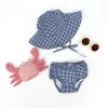 minnow Baby's First Summer Gifting Bundle Navy Gingham Sale