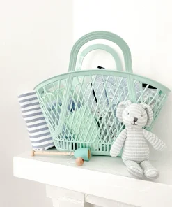 minnow Blue Stripe Cotton Knit Bunny New