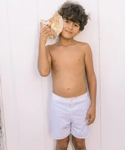 minnow Boys Board Short Bay Lavender Hot