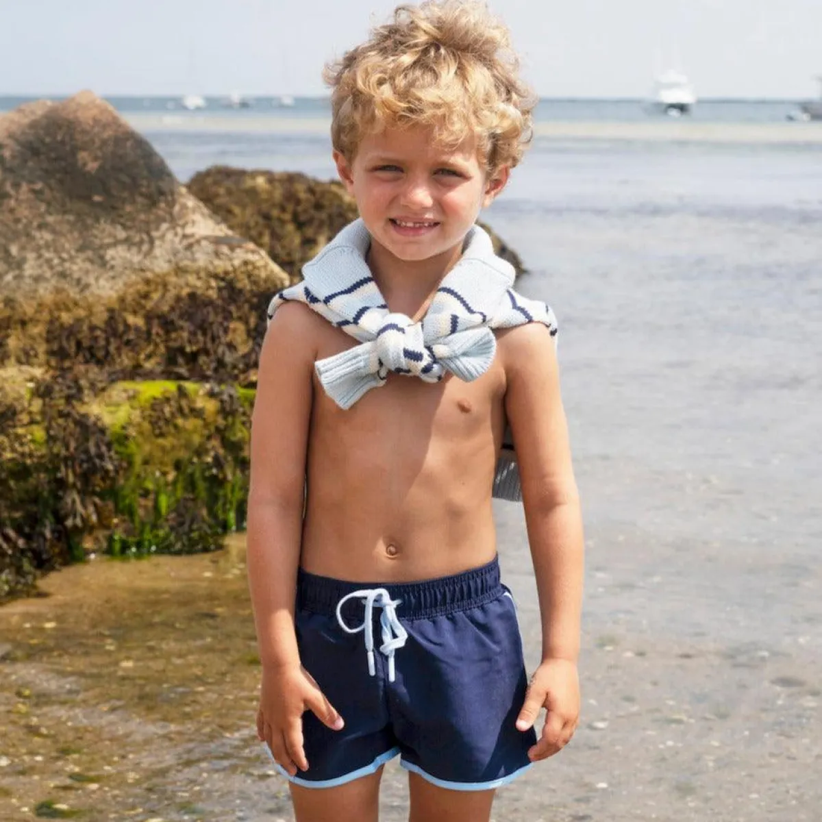 minnow Boys Boardie Navy Fashion