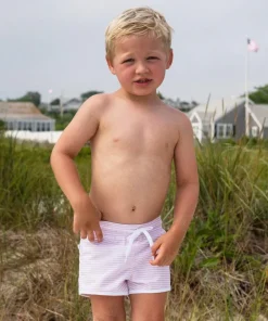 minnow Boys Boardie Pink Stripe Best