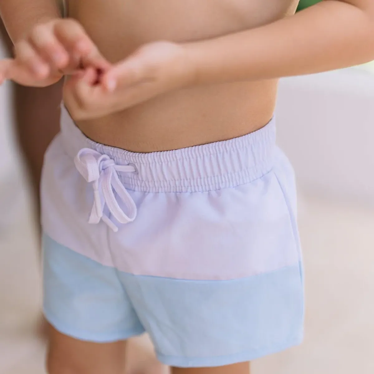 minnow Boys Boardie Bay Lavender Colorblock Sale