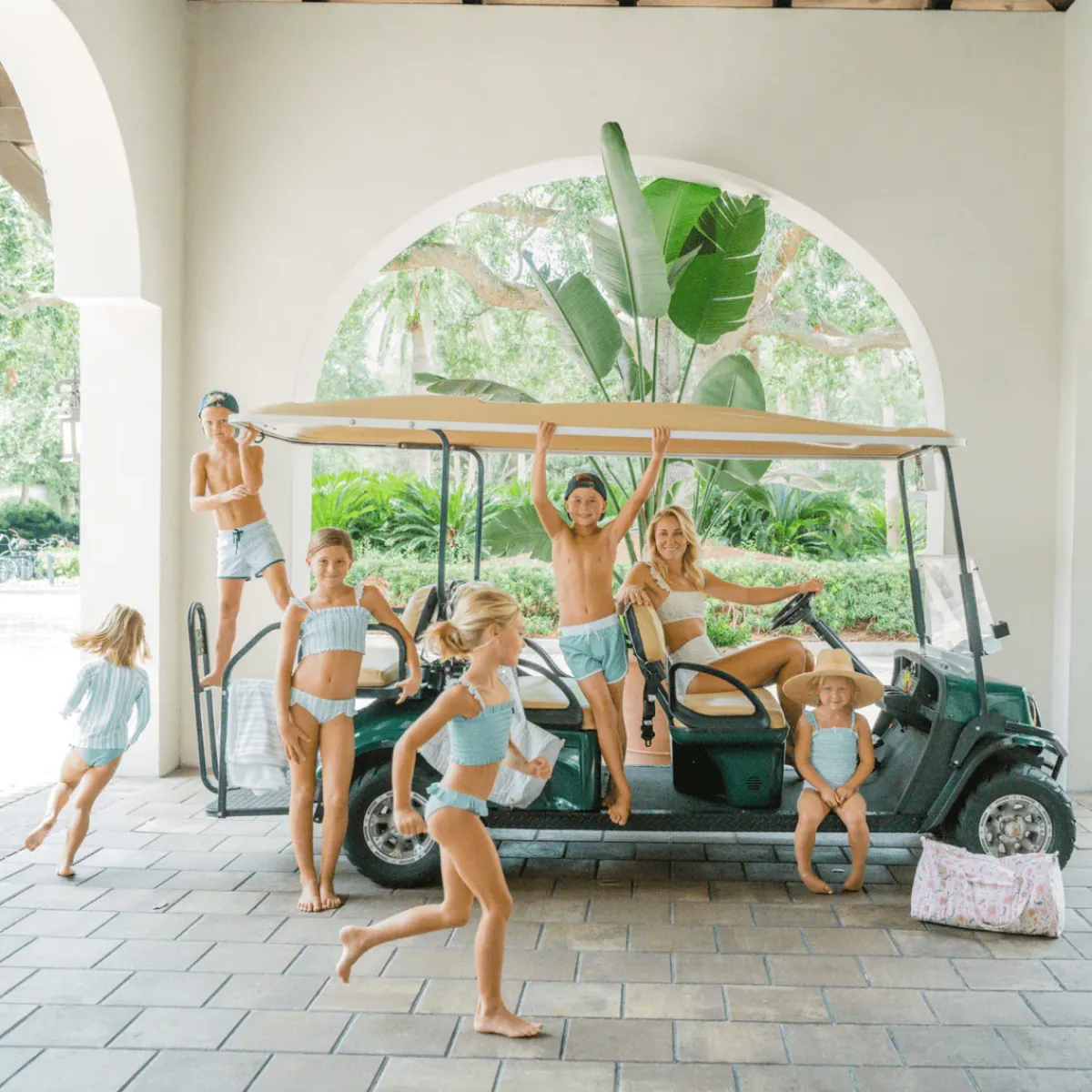 minnow Boys Boardie Sea Blue Hot