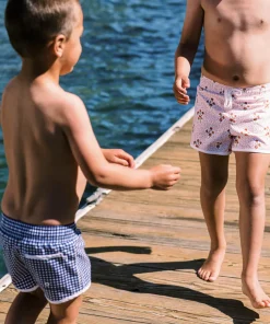 minnow Boys Boardie | Swim Raspberry Red Clearance