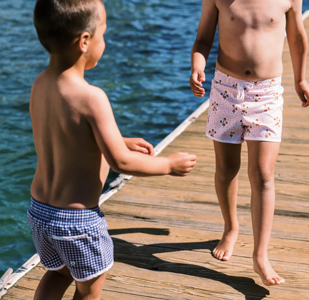 minnow Boys Boardie | Swim Raspberry Red Clearance