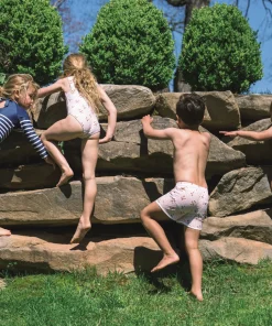 minnow Boys Boardie | Swim Raspberry Red Clearance