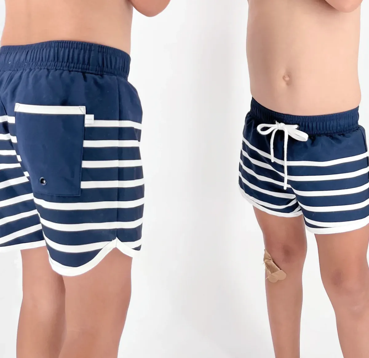 minnow Boys Boardie | Swim Navy Breton Stripe Outlet