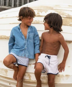 minnow Boys Boardie Antique Floral Discount