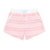 minnow Boys Boardie With Pockets Sorbet Pink Stripe Discount