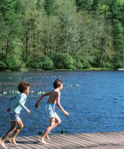 minnow Boys Boardshort | Swim Freshwater Stripe Best