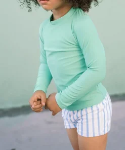 minnow Boys Brief Bahamian Blue Stripe Hot