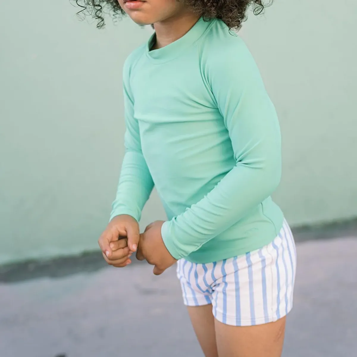 minnow Boys Brief Bahamian Blue Stripe Hot