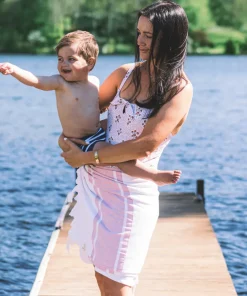 minnow Boys Brief | Swim Navy Breton Stripe Clearance