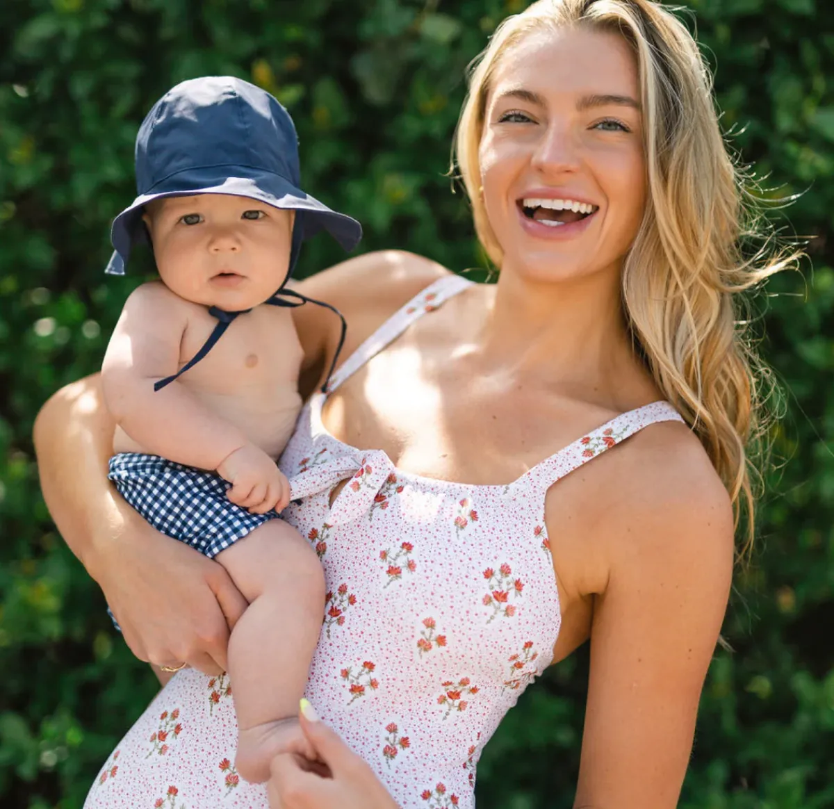 minnow Boys Brief | Swim Navy Gingham Discount