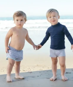 minnow Boys Brief Navy Stripe Outlet