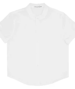 minnow Boys Button Down Shirt | White Best