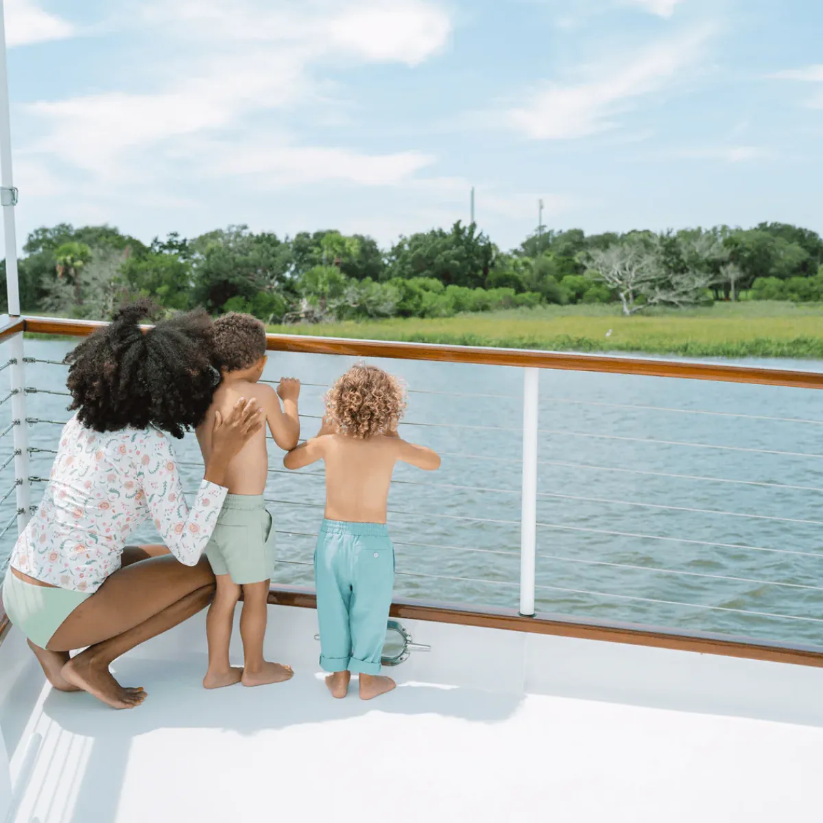 minnow Boys Canvas Pant Sea Blue Discount