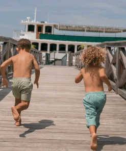 minnow Boys Canvas Pant Sea Blue Discount