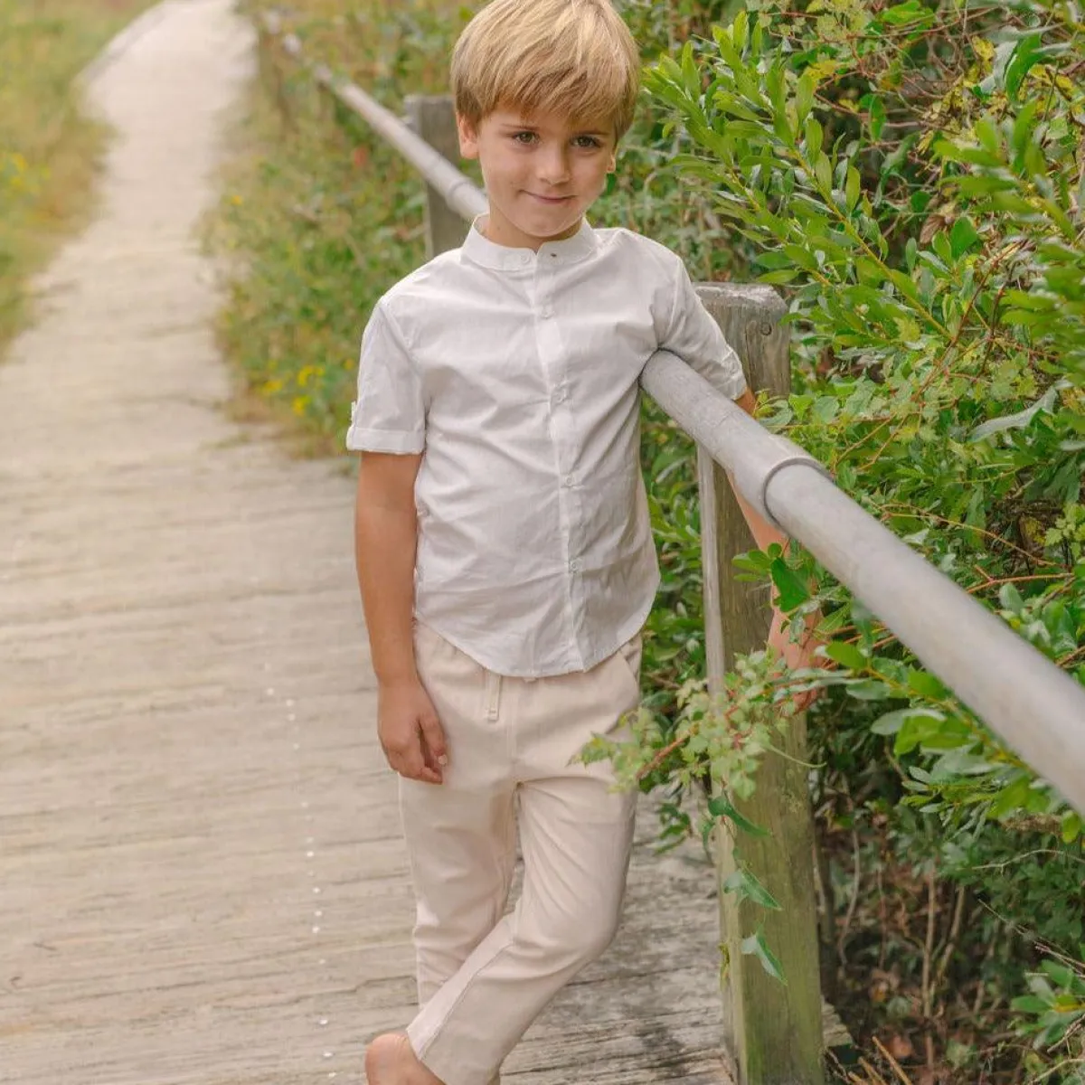 minnow Boys Canvas Pants Tan Hot