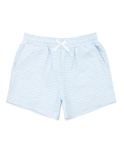 minnow Boys Canvas Short Powder Blue Stripe Online