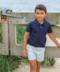 minnow Boys Cotton Polo Navy Best
