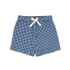 minnow Boys Cotton Twill Short | Swim Navy Gingham Sale