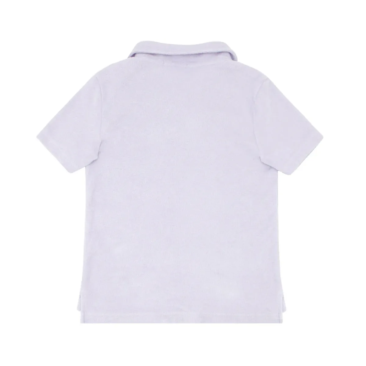 minnow Boys French Terry Polo Shirt Bay Lavender Hot